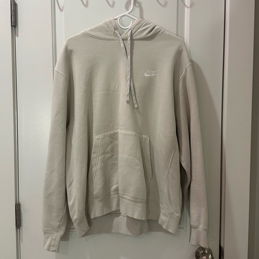 Beige Nike Hoodie